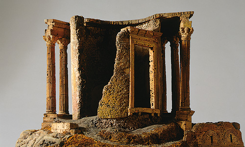 Picture: Cork model collection, Round temple Tivoli